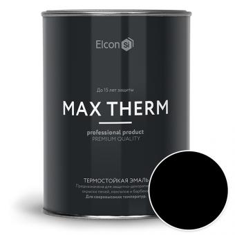 Elcon Max Термостойкая краска (чёрная до 1000°C) 0,8 кг