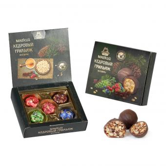 Территория Тайги Конфеты «Мягкий кедровый грильяж ассорти», 75 г