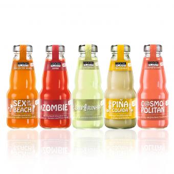 Набор коктейлей Классический: 5 алкогольных (10.1%) коктейлей по 0.2 л (тара вкл.)