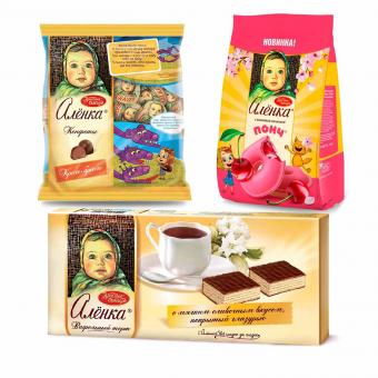 Set "Alyonka" - Sweet moments of pleasure with cherry, crème brûlée &amp; wafer cake (650g)