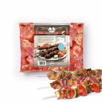 BARIN Шашлык маринованный из свиной шеи (1000 г в одной упаковке) 