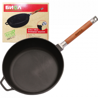 Gusseisen-Bratpfanne "Sotejnik" mit abnehmbarem Griff Ø 28 cm