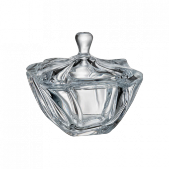 Bohemia Crystal Bonboniere mit Deckel NEPTUNE