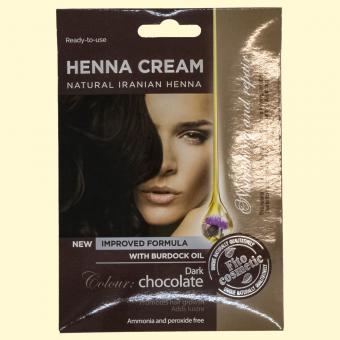 Fito Kosmetik henna cream, bitter chocolate, with burdock oil, 50 ml