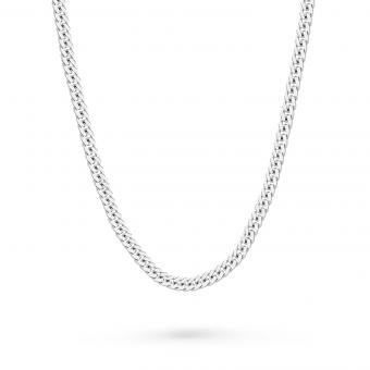 Цепь и браслет из 925 серебра, ширина ≈ 5 мм, вес в 19 см ≈ 16,60 гр., вес в 50 см ≈ 47,07 гр.