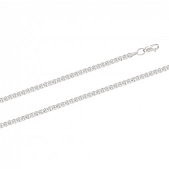 Raffinierte Kette aus Silber 925, Flechtart Doppelanker, Breite ca. 3 mm