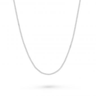 Изящная цепочка из серебра 925 пробы, плетение «двойной анкер», ширина ≈ 3 мм