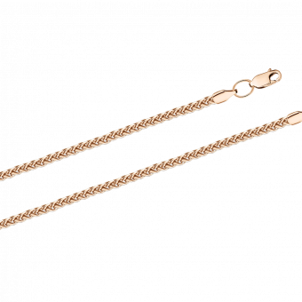 Goldkette aus Rotgold 585, Breite ca. 3 mm