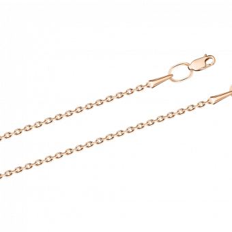 Goldkette aus Rotgold 585, Breite ca. 1 mm
