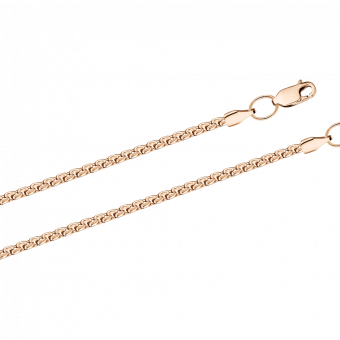 Goldkette aus Rotgold 585, Breite ca. 2 mm
