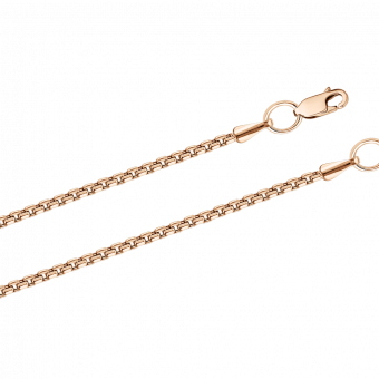 Goldkette aus Rotgold 585, Breite ca. 2 mm