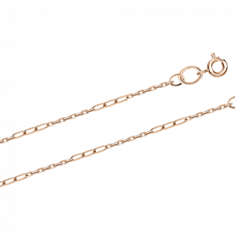 Gold chain in russian red gold 585, width approx. 1-1,5 mm