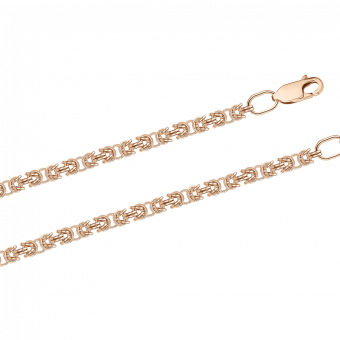 Goldkette aus Rotgold 585, Breite ca. 3 mm