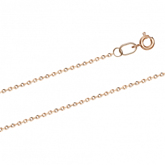 Gold chain, russian red gold 585, width approx. 1 mm