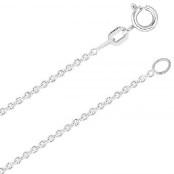 Якорная цепочка из 925 серебра, круглая, 1.5 мм ширина