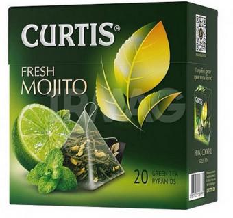 Curtis Green Tea "Fresh Mojito", 20 Pyramid-Btl.