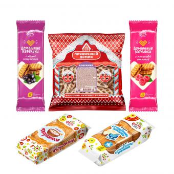 Dymka sweet set with cookies, wafers and gingerbread, total 1065 g