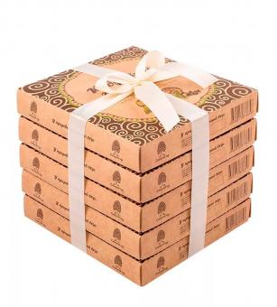 Кедровый грильяж ассорти - набор из 5 пачек, 600 г