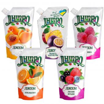 Dnipro Fruchtaufstrich-Set – 5 Sorten fruchtige Vielfalt (5x250g)
