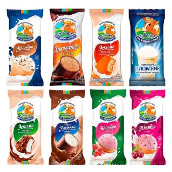 КiK Набор мороженого "Сладкая Фантазия": 8 сортов мороженого для знакомства!