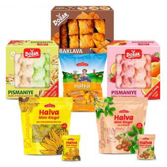 Süße Vielfalt aus dem Orient – DOVGAN Halva, Baklava & Pismaniye im Set