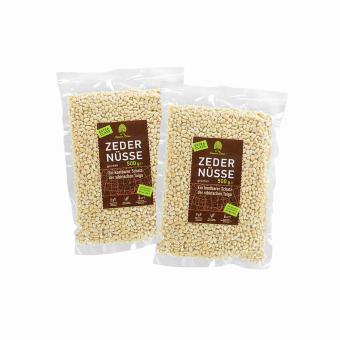 Siberian Cedar Set: 2 x Pinienkerne 500g