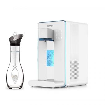 Edelsteinwasser-Set IDA: BEM IDA Hydrogen Wasserfilter + Karaffe mit Edelsteinen