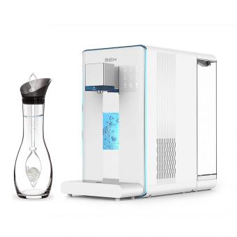 Edelsteinwasser-Set LINA: BEM LINA Wasserfilteranlage + Karaffe mit Edelsteinen