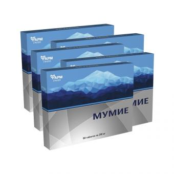Набор пищевых добавок: 5xMumijo (60 таблеток по 200 мг)