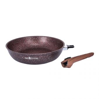 Pfanne mit abnehmbarem Griff "Granit Ultra Induction" 28 cm