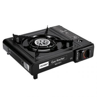 Tragbarer Einflammen-Gaskocher mit automatischer Piezozündung