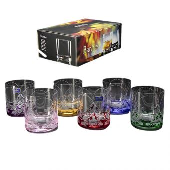 Bohemia Crystal Whisky Gläser-Set "Barline" 6 Gläser, je 410 ml