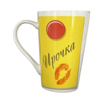 Кружка именная для кофе или чая "Ирочка" 0,4 л