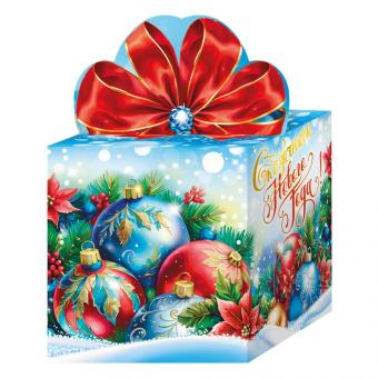 Faltbare Geschenkverpackung Kugeln für 400 g Süßwaren