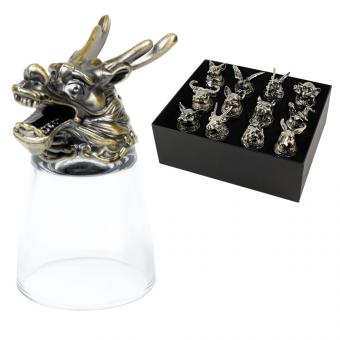 Подарочный набор рюмок "Китайский гороскоп", 12 шт