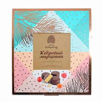 Кедровый марципан "Ассорти" - клюква, малина, облепиха и классический, 170 г