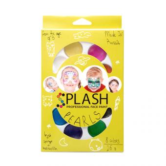 SPLASH Professionelles Kinderschmink-Set „Perlmutt“ 8 Farben, 26 g