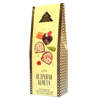 Кедровая комета ассорти - клюква, земляника, шишка, классическая, 120 г