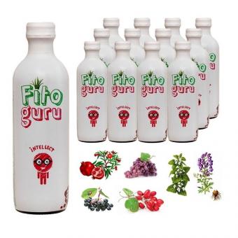 Fitoguru Intellect Напиток сокосодержащий с гранатом, рябиной и мелиссой (12x280мл)