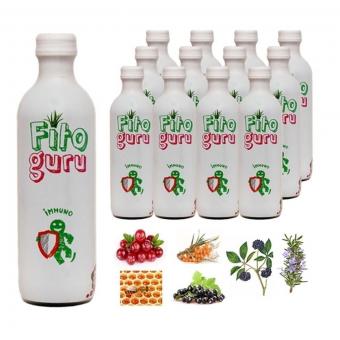 Fitoguru IMMUNO Getränk mit Cranberry, Johannisbeere & Propolis (12x280ml)