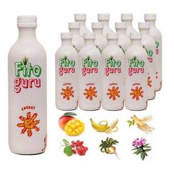 Fitoguru Energie Напиток сокосодержащий с экстрактом женьшеня манго и бананом (12х280 мл)