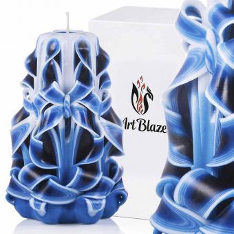 Art Blaze candle "Sea wave", 13 cm