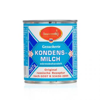 Gezuckerte Kondensmilch 8,5% (Dose mit Verschlussring, 397g)