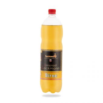 Limonade aus natürlichem Mineralwasser "Djusches" mit Birnengeschmack (EINWEG, 1.5 L)