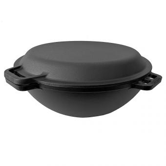 Kasan ASIA aus Gusseisen 12 Liter mit Grilldeckel