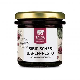 Sibirisches Bio Bären-Pesto mit Waldfrüchten, roh, 165 ml