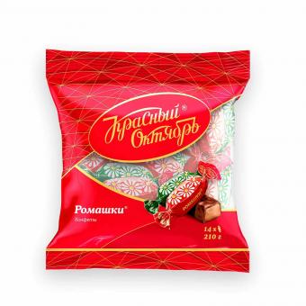 Fondant-Konfekt "Romaschki" mit Crème Brûlée-Geschmack, umhüllt von Schokolade, 210g