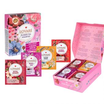 Lovare flower tea assortment, 48 g