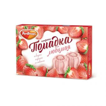 РотФронт Помадка со вкусом клубники и сливок, 180 г