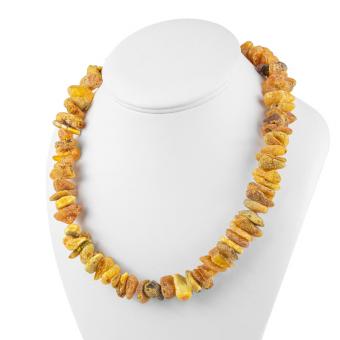 AmberProfi Großes Collier aus unbehandeltem Bernstein